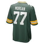 Choea GB.Packers #77 Jordan Morgan Green Game Jersey