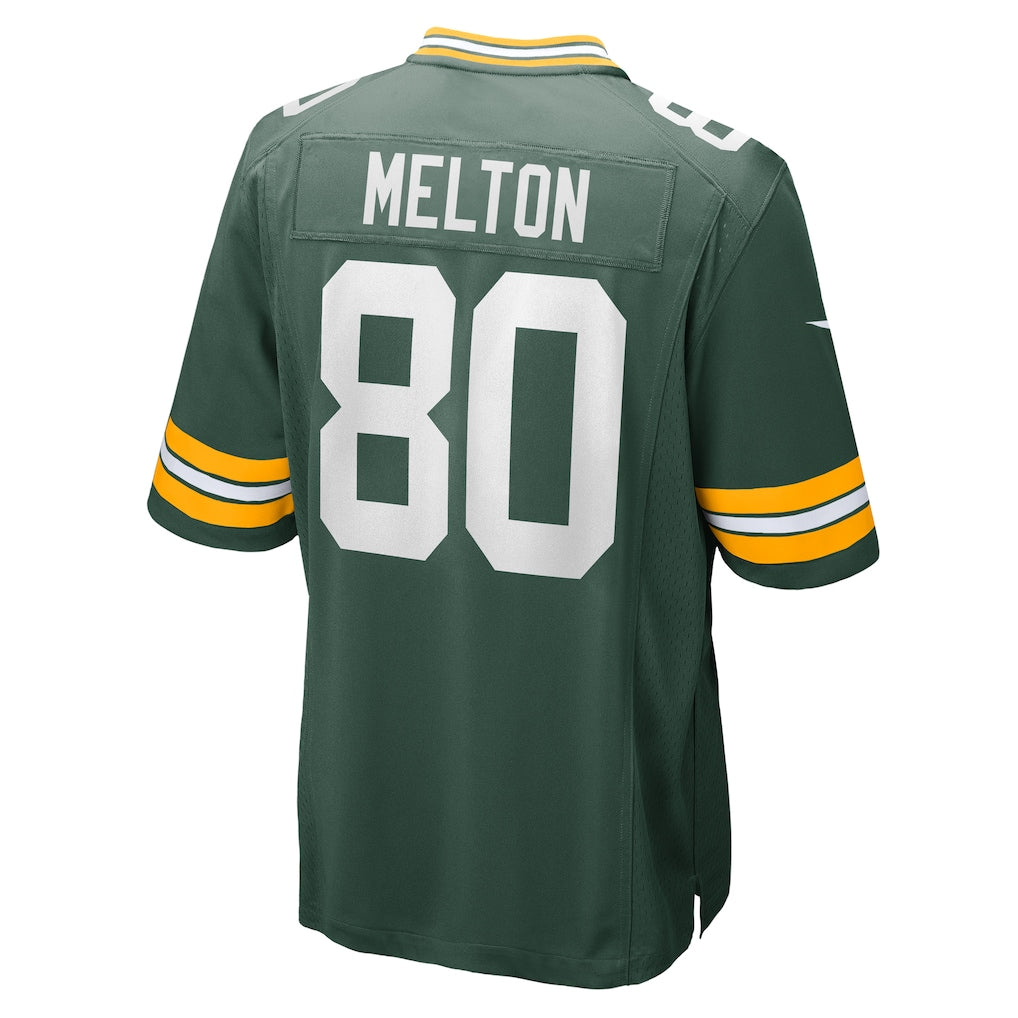 Choea GB.Packers #80 Bo Melton Green Home Game Player Jersey