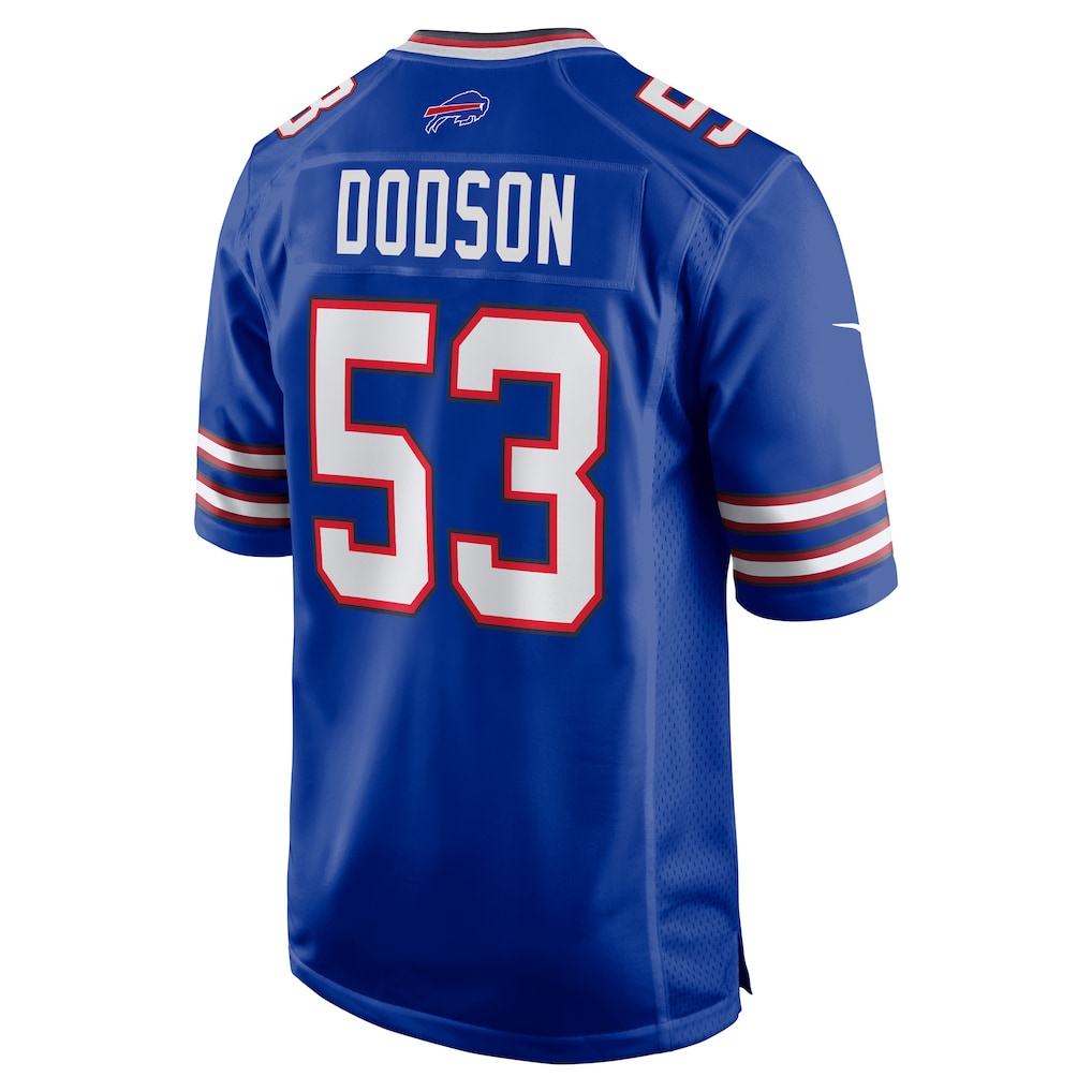 Choea B.Bills #53 Tyrel Dodson Royal Team Game Jersey
