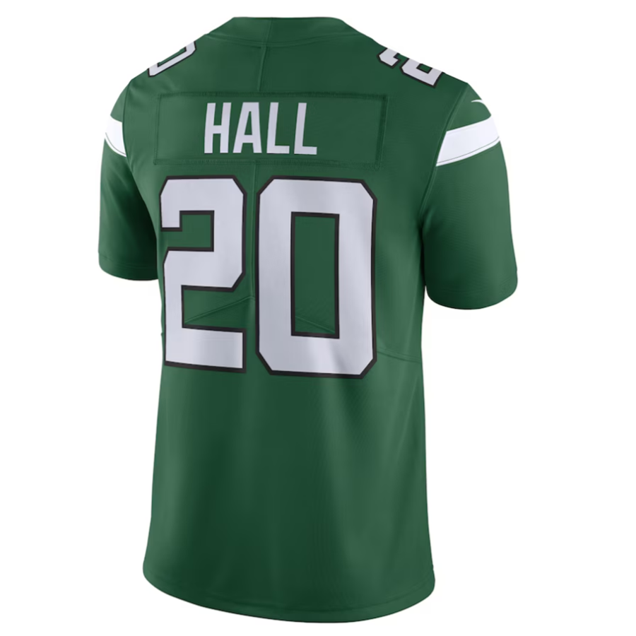 Choea #20 Breece Hall Player NY.Jets Gotham Green Vapor Untouchable Limited Stitched Jersey
