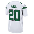Choea #20 Breece Hall Player NY.Jets White Away Game Stitched Jersey