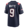 Choea NE.Patriots #9 Kayshon Boutte Navy Game Jersey
