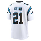 Choea C.Panthers #21 Jeremy Chinn White Game Jersey