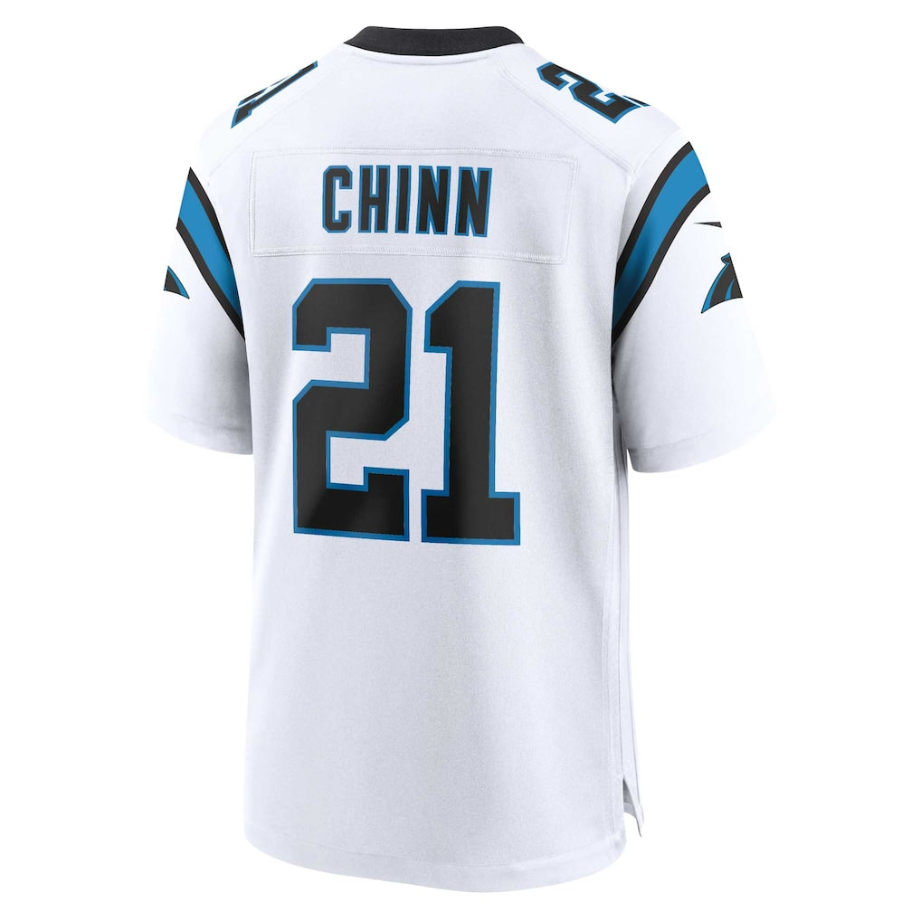 Choea C.Panthers #21 Jeremy Chinn White Game Jersey