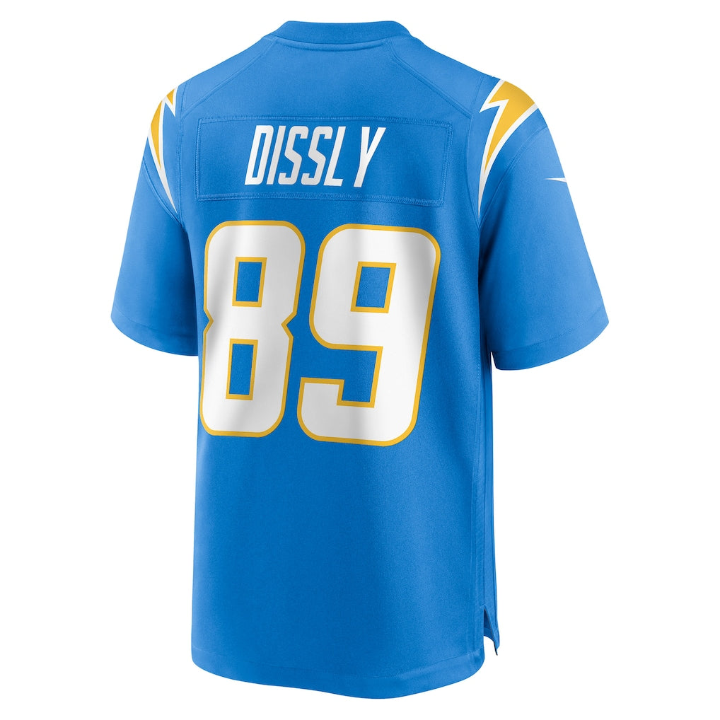 Choea LA.Chargers #89 Will Dissly Powder Blue Team Game Jersey