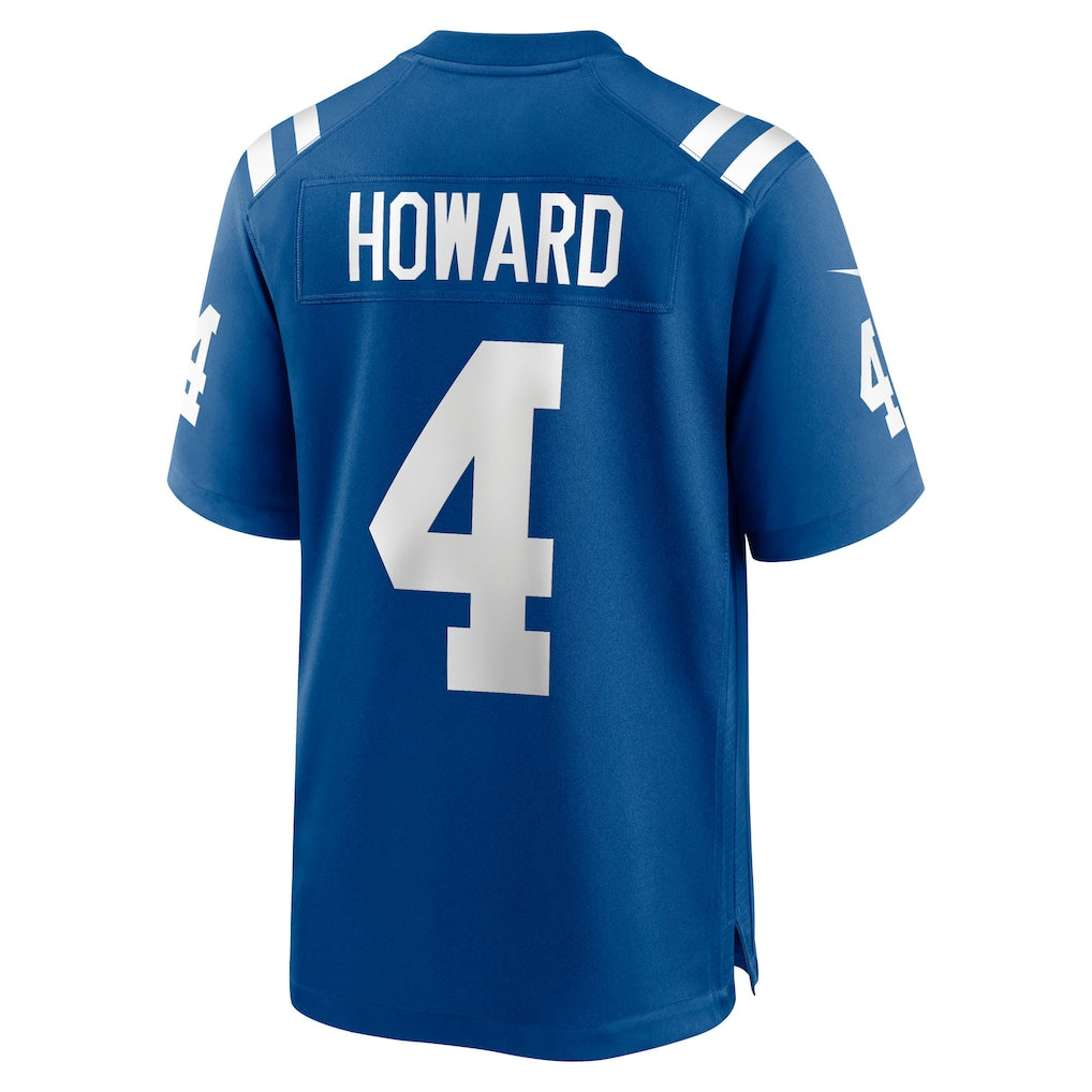 Choea IN.Colts #4 Xavien Howard Royal Team Game Jersey