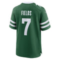 Choea NY.Jets #7 Justin Fields Legacy Green Game Player Jersey