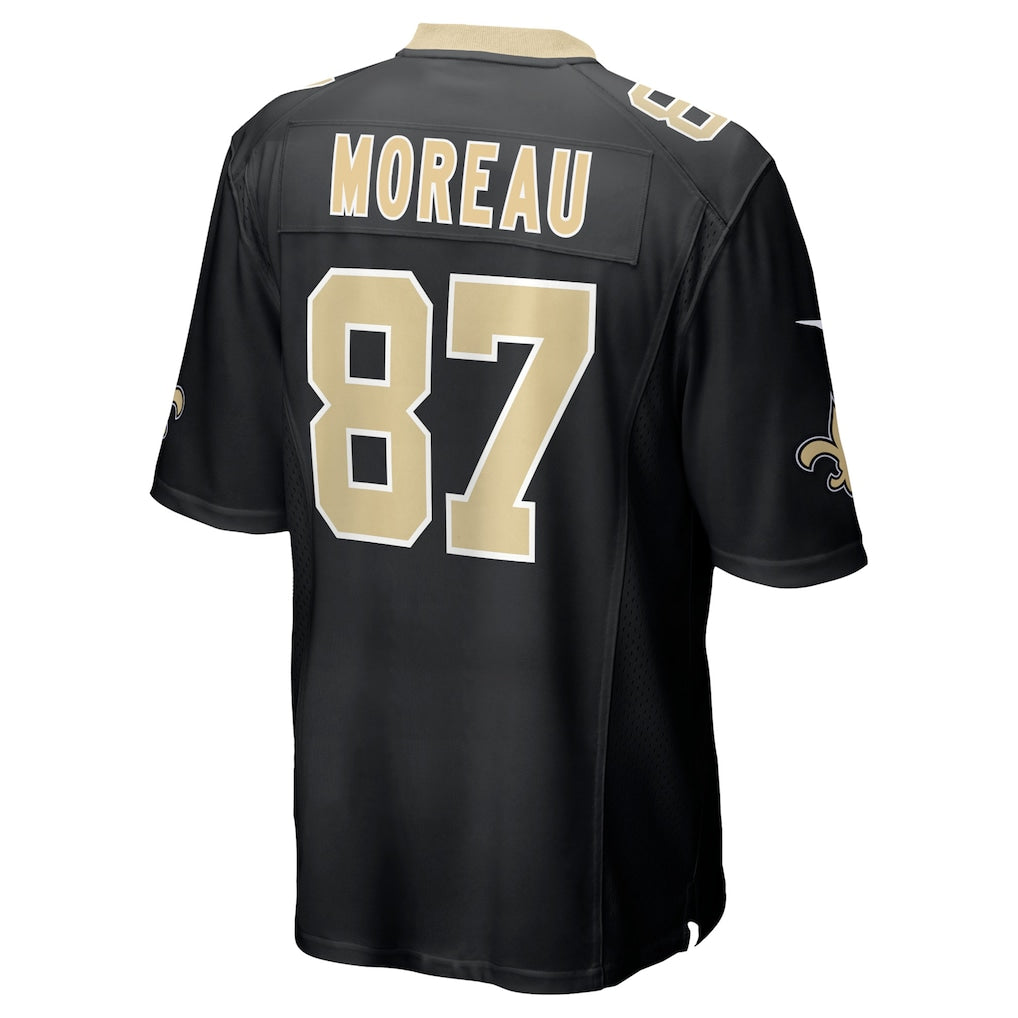Choea NO.Saints #87 Foster Moreau Black Game Jersey