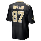 Choea NO.Saints #87 Foster Moreau Black Game Jersey