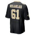 Choea NO.Saints #61 Drew Desjarlais Black Game Player Jersey