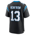 Choea C.Panthers #13 Hunter Renfrow Black Team Game Jersey