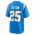 Choea LA.Chargers #25 Junior Colson Powder Blue Team Game Jersey