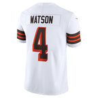 Choea C.Browns #4 Deshaun Watson White 2021 Alternate Vapor Limited Jersey