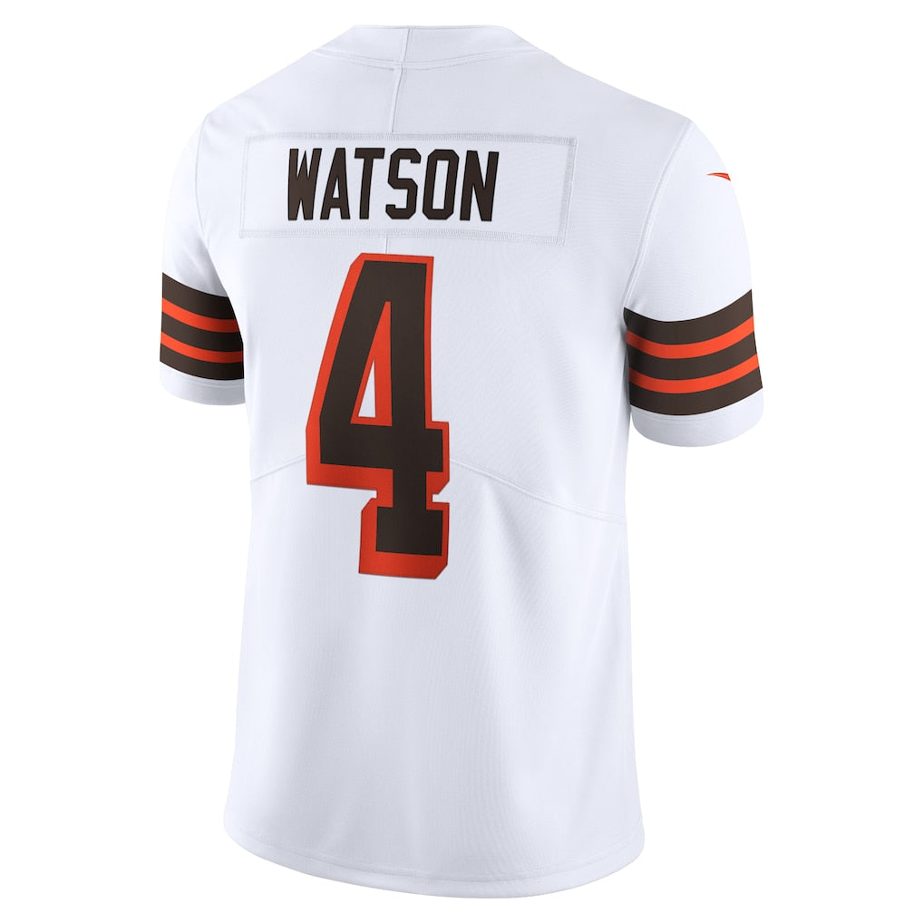 Choea C.Browns #4 Deshaun Watson White 2021 Alternate Vapor Limited Jersey