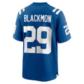 Choea IN.Colts #29 Mekhi Blackmon Royal Team Game Jersey