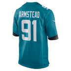 Choea J.Jaguars #91 Arik Armstead Teal Team Game Jersey