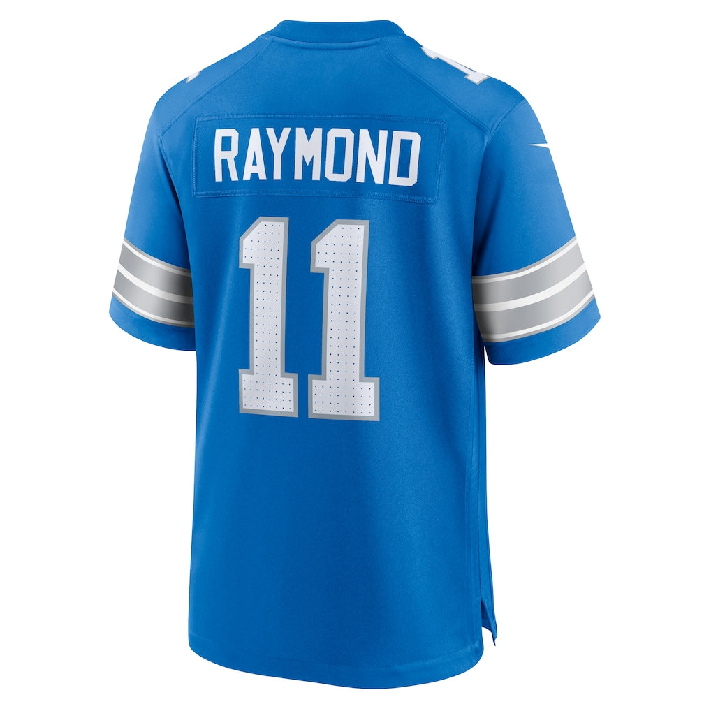 Choea D.Lions #11 Kalif Raymond Blue Team Game Jersey