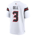 Choea H.Texans #3 Tank Dell White Game Jersey