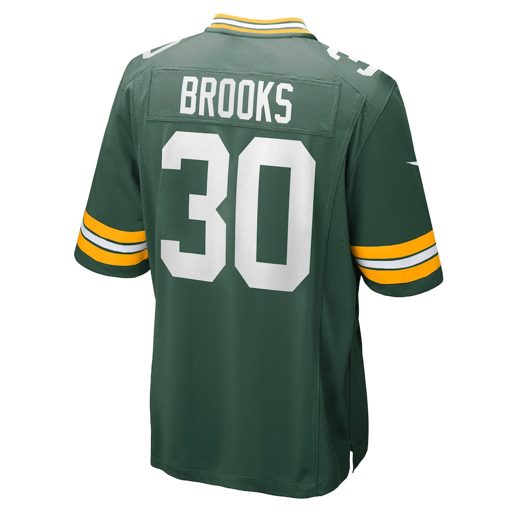 Choea GB.Packers #30 Chris Brooks Green Team Game Jersey