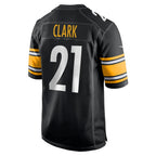 Choea P.Steelers #21 Chuck Clark Black Team Game Jersey
