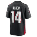 Choea A.Falcons #14 Jamal Agnew Black Game Retired Player Jersey
