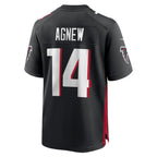 Choea A.Falcons #14 Jamal Agnew Black Game Retired Player Jersey
