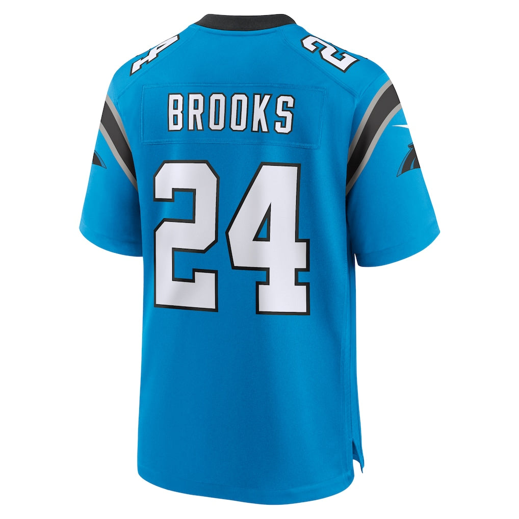 Choea C.Panthers #24 Jonathon Brooks Blue Alternate Game Player Jersey