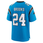 Choea C.Panthers #24 Jonathon Brooks Blue Alternate Game Player Jersey