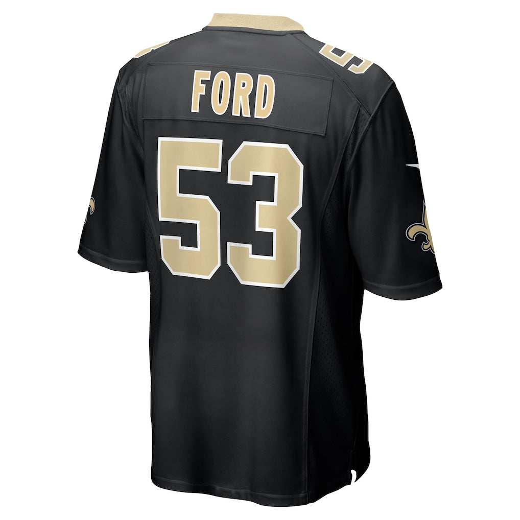 Choea NO.Saints #53 Jaylan Ford Black Game Jersey
