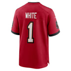 Choea TB.Buccaneers #1 Rachaad White Red Game Player Jersey