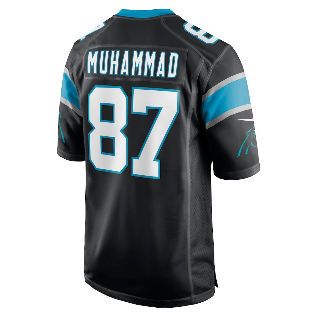 Choea C.Panthers #87 Muhsin Muhammad Black Retired Player Jersey