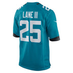 Choea J.Jaguars #25 Rayuan Lane III Teal Team Game Jersey