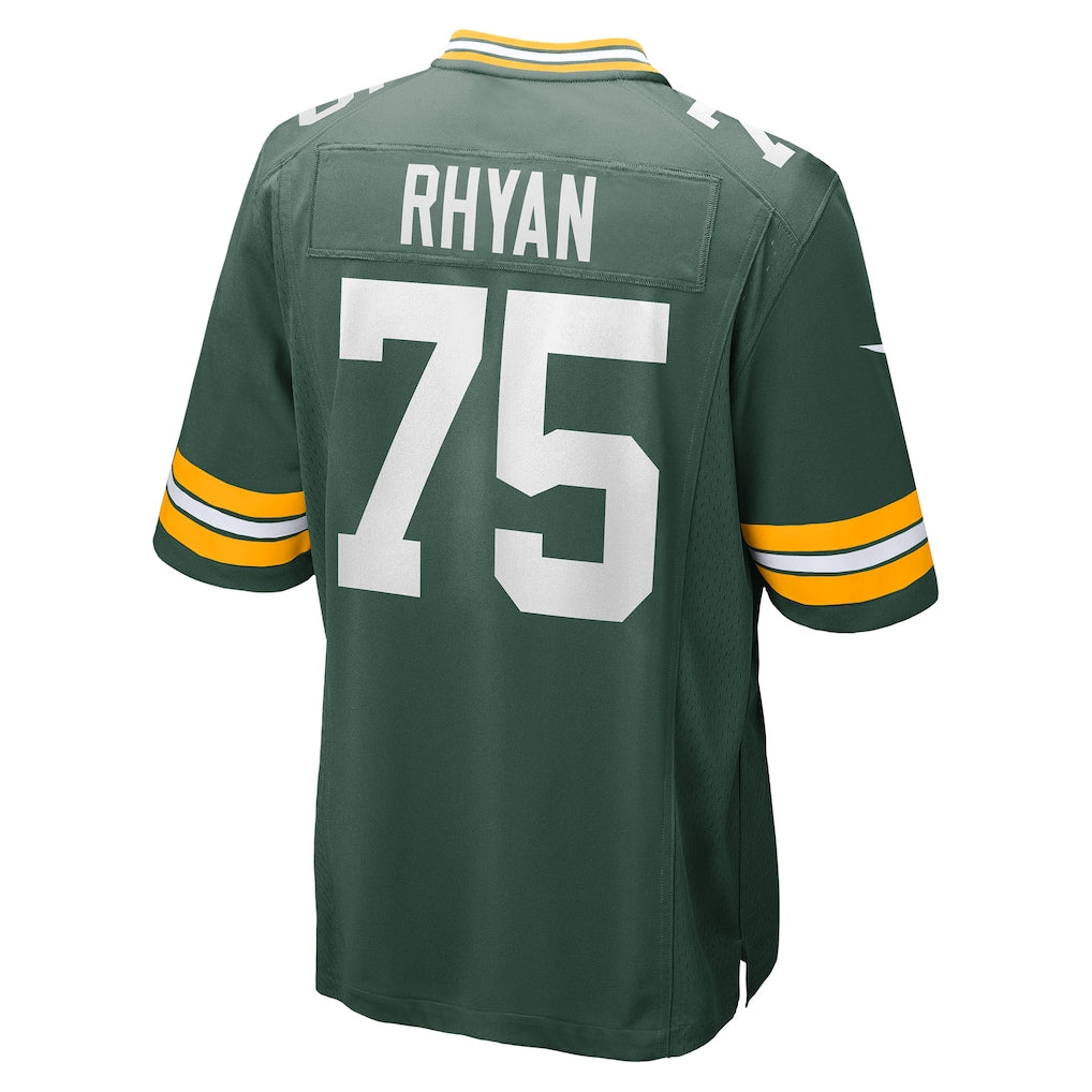 Choea GB.Packers #75 Sean Rhyan Green Game Player Jersey