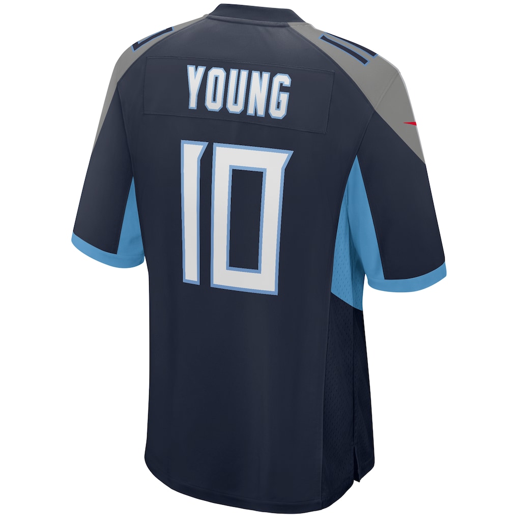 Choea T.Titans #10 Vince Young Navy Game Retired Player Jersey