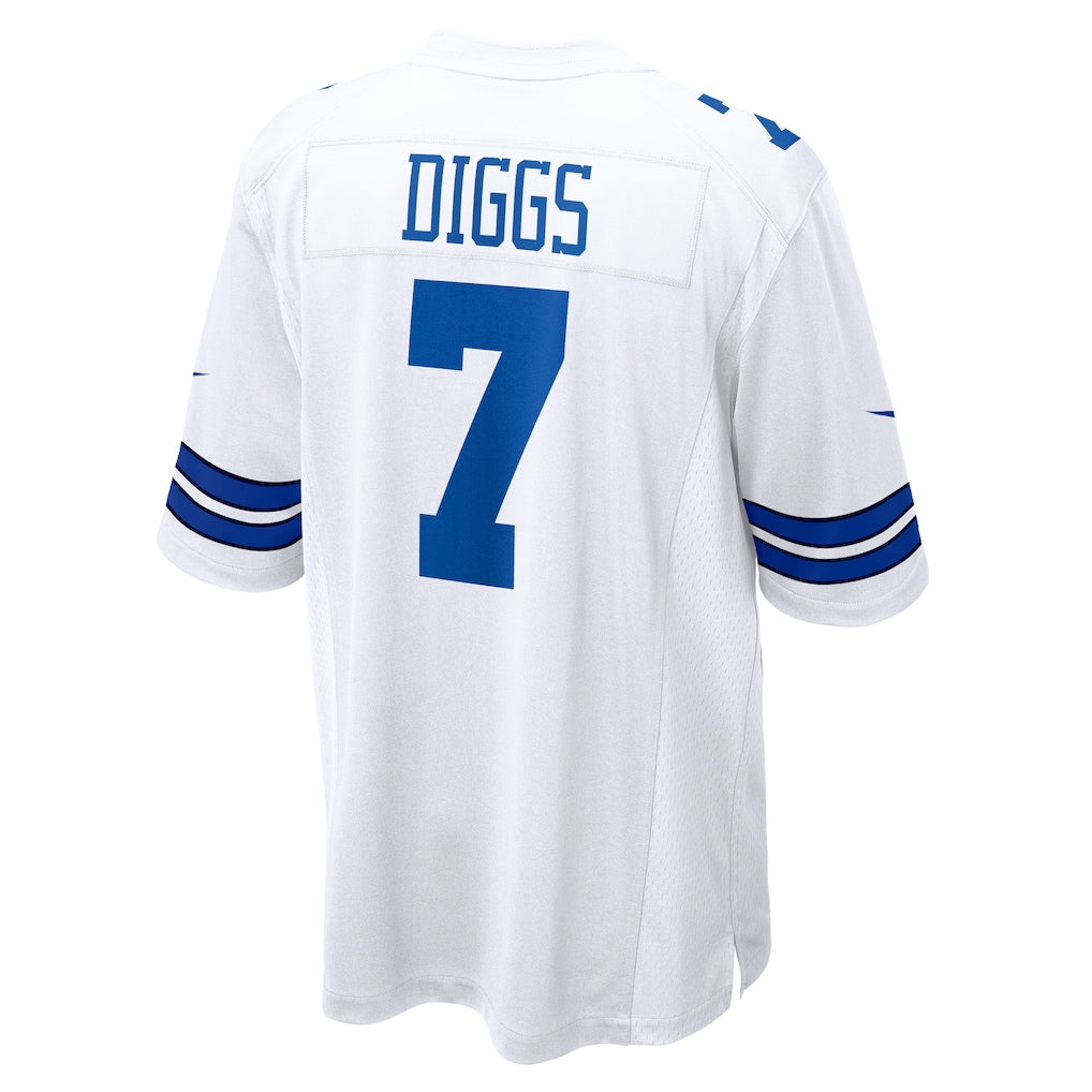 Choea D.Cowboys #7 Trevon Diggs White Game Jersey