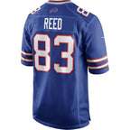 Choea B.Bills #83 Andre Reed Royal Game Retired Player Jersey