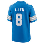 Choea D.Lions #8 Kyle Allen Blue Team Game Jersey