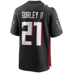 Choea A.Falcons #21 Todd Gurley II Black Team Game Jersey