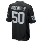 Choea LV.Raiders #50 Jacob Bobenmoyer Black Game Player Jersey