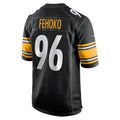 Choea P.Steelers #96 Breiden Fehoko Black Game Jersey