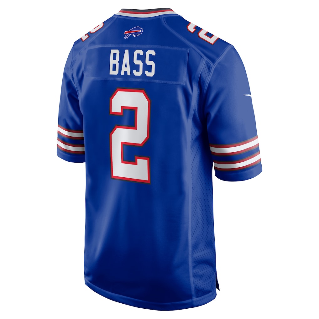 Choea B.Bills #2 Tyler Bass Royal Game Player Jersey