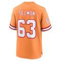 Choea TB.Buccaneers #63 Lee Roy Selmon Creamsicle 50th Season Game Jersey