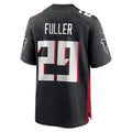 Choea A.Falcons #29 Jordan Fuller Black Team Game Jersey