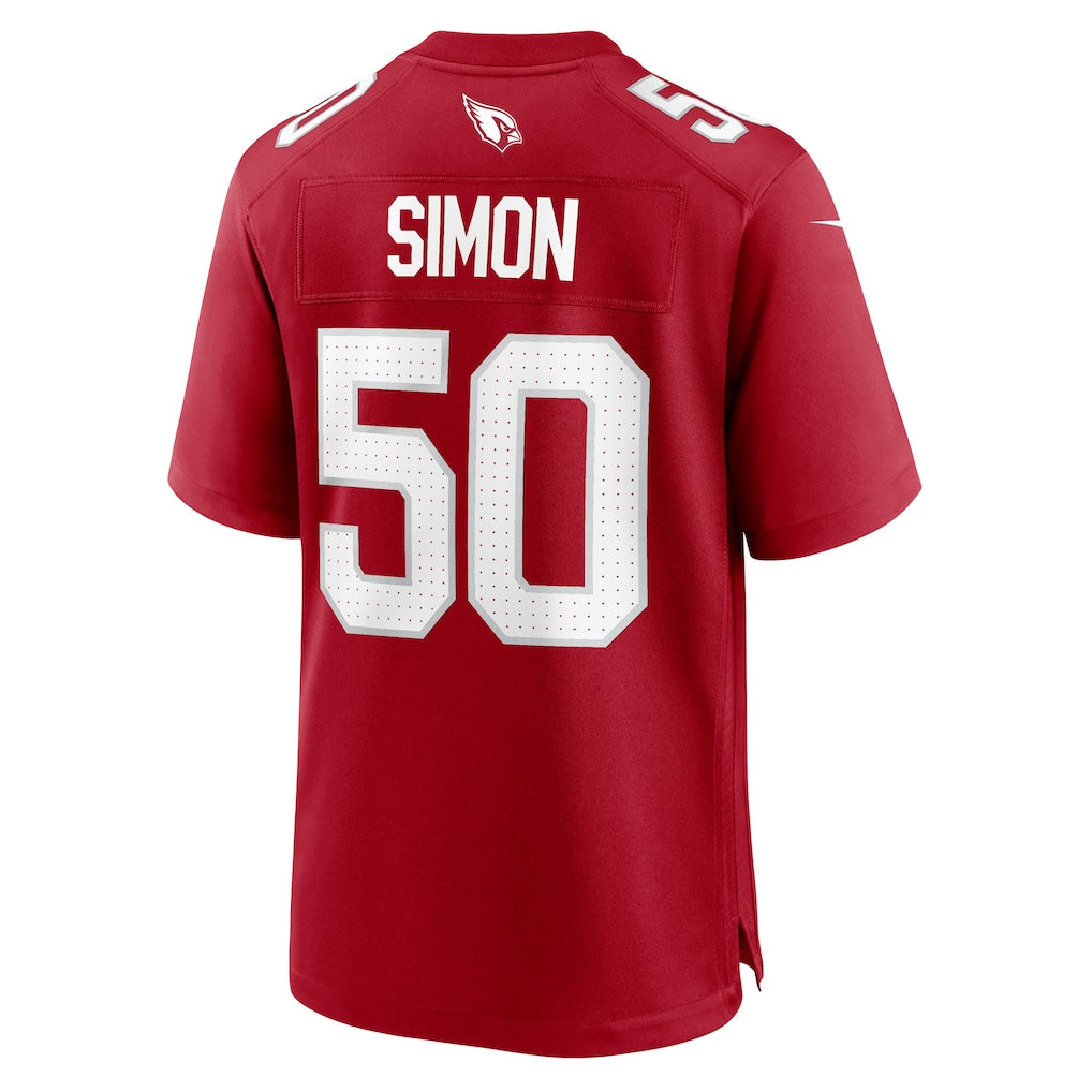 Choea A.Cardinals #50 Cody Simon Cardinal Team Game Jersey