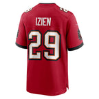 Choea TB.Buccaneers #29 Christian Izien Red Game Jersey