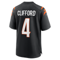 Choea C.Bengals #4 Sean Clifford Black Team Game Jersey