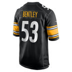 Choea P.Steelers #53 JaWhaun Bentley Black Team Game Jersey