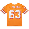 Choea TB.Buccaneers #63 Lee Roy Selmon Mitchell & Ness Orange 1976 Legacy Replica Jersey