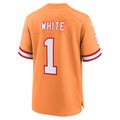 Choea TB.Buccaneers #1 Rachaad White Orange Alternate Game Jersey