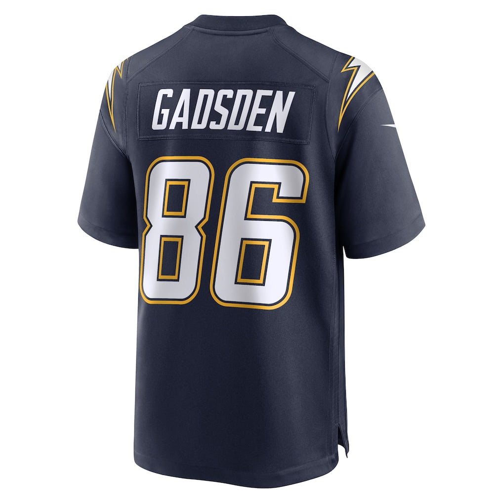 Choea LA.Chargers #86 Oronde Gadsden Navy Alternate 2 Super Chargers Game Jersey